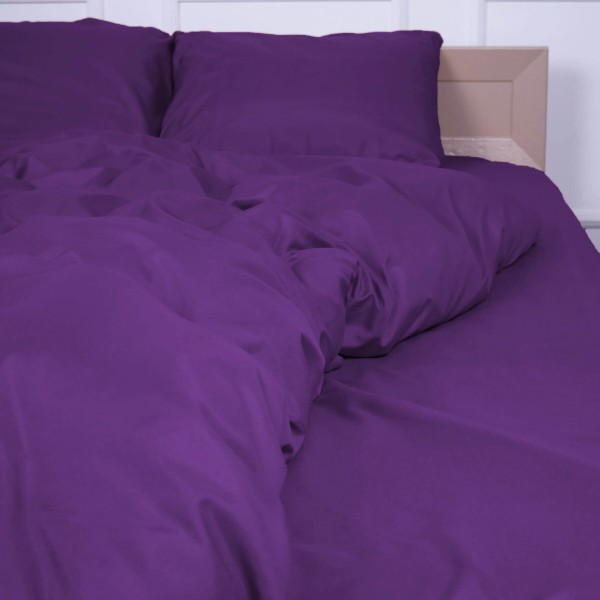 Фото - Комплект постільної білизни дитячий MirSon №19-3424 Sunset Purple Mikrosatin Premium Однотонний 110х140 см (2200007237258)